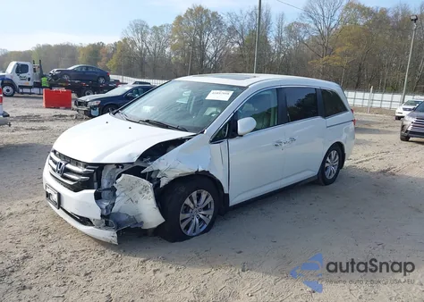 2016 Honda Odyssey Ex-L z USA, uszkodzony, nr VIN 5FNRL5H60GB011001